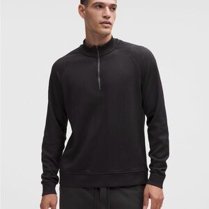 Lululemon Men's Black Half-Zip Sweater